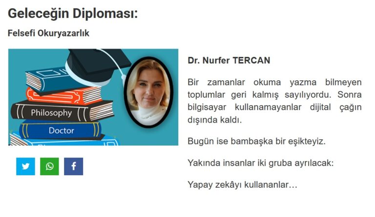 The Diploma of the Future: