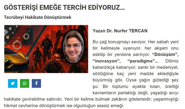 We Prefer Display to Labour…