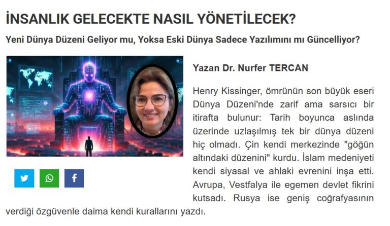 How Will Humanity Be Governed in the Future?