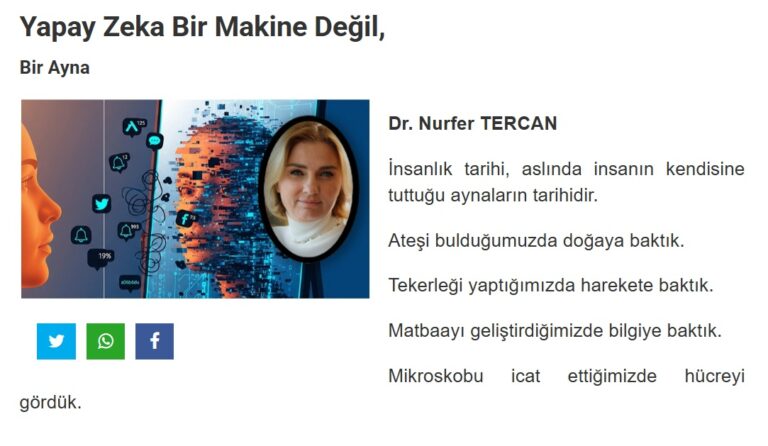 Artificial Intelligence Is Not a Machine,