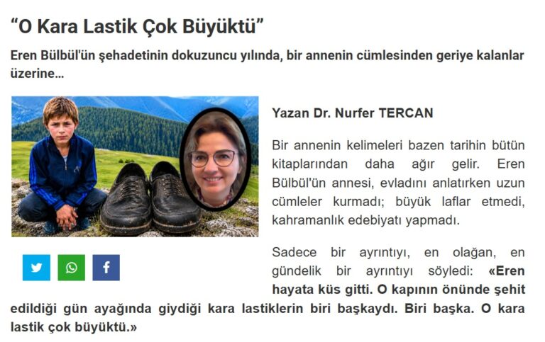 “That Black Rubber Shoe Was Too Big”