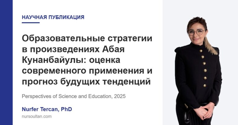 Образовательные стратегии в произведениях Абая Кунанбайулы: оценка современного применения и прогноз будущих тенденций