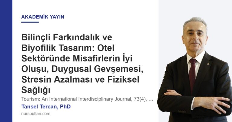 Bilinçli Farkındalık ve Biyofilik Tasarım: Otel Sektöründe Misafirlerin İyi Oluşu, Duygusal Gevşemesi, Stresin Azalması ve Fiziksel Sağlığı