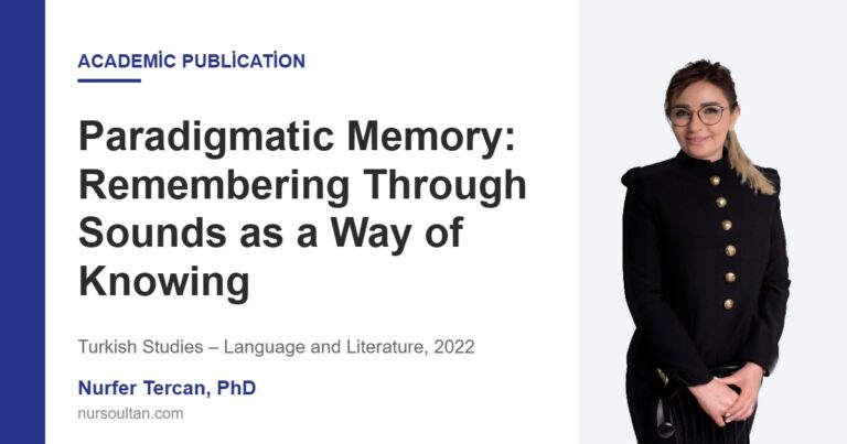 Paradigmatic Memory: Remembering Through Sounds as a Way of Knowing