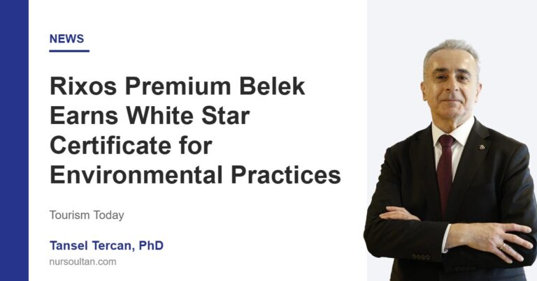 Rixos Premium Belek Earns White Star Certificate for Environmental Practices