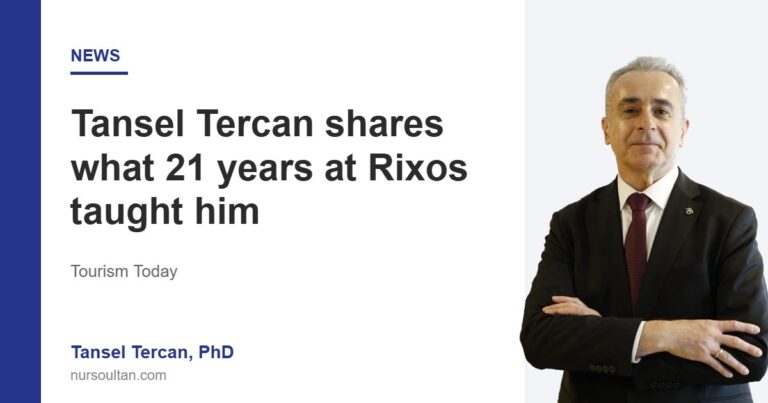 Tansel Tercan shares what 21 years at Rixos taught him