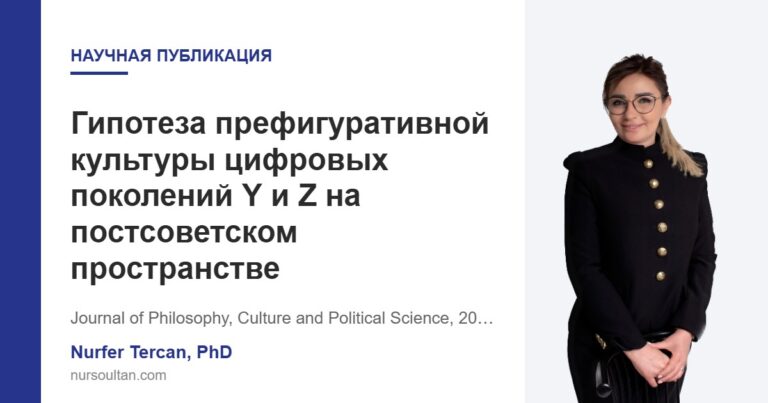 Гипотеза префигуративной культуры цифровых поколений Y и Z на постсоветском пространстве